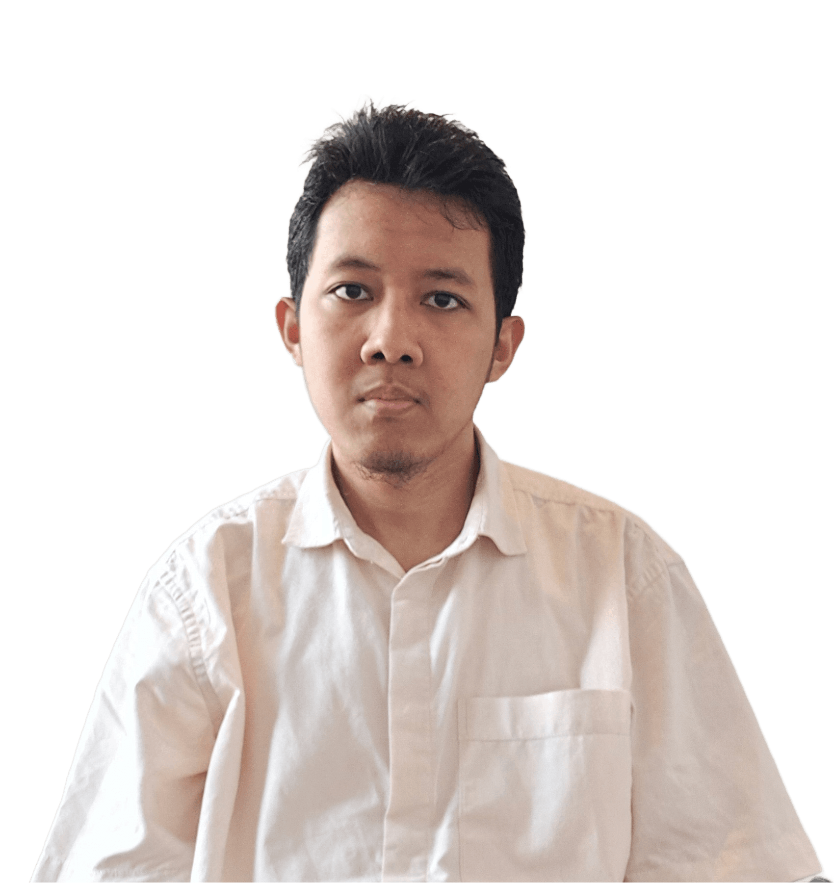 Ziyan's profile photo, with yellow solid background.